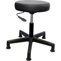 900 Series Task Stool, Stationary, Adjustable, 16" - 22", Vinyl Seat, Black Distribution Élite MP