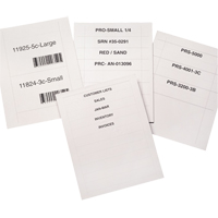 Bin Buddy Label Holders, 48" L x 8" W Distribution Élite MP