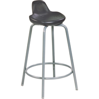Tabouret de s&eacute;rie 500, Position assise/debout, Ajustable, 18" - 26", Polyur&eacute;thane Si&egrave;ge, Noir Distribution Élite MP
