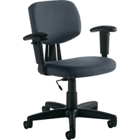 Chaise de travail, Tissu, Charbon Distribution Élite MP