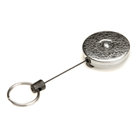 Original Self Retracting Reels #485-HDK, Chrome, 48" Cable, Belt Clip Attachment Distribution Élite MP