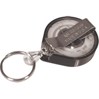 Retractable Mini-Bak&reg; Key Rings, Plastic, 36" Cable, Belt Clip Attachment Distribution Élite MP