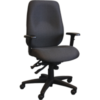 Chaises ergonomiques Cierra , Tissu, Noir, Capacit&eacute; 275 lb Distribution Élite MP