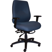 Chaises ergonomiques robustes Cierra , Tissu, Bleu, Capacit&eacute; 400 lb Distribution Élite MP