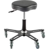Chaise ergonomique SF130, Vinyle Si&egrave;ge, Noir Distribution Élite MP