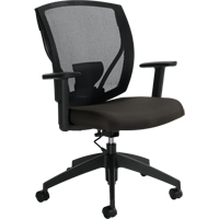 Chaises de travail, Tissu, Charbon, Capacit&eacute; 300 lb Distribution Élite MP