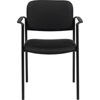 Stacking Chairs, Fabric, 32" High, 300 lbs. Capacity, Black Distribution Élite MP