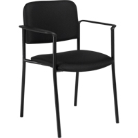 Stacking Chairs, Fabric, 32" High, 300 lbs. Capacity, Black Distribution Élite MP