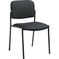 Armless Stacking Chairs, Fabric, 32" High, 300 lbs. Capacity, Charcoal Distribution Élite MP