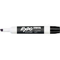 Expo&reg; Whiteboard Marker - Black, Black, Chisel Tip Distribution Élite MP