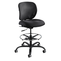 Vue Heavy-Duty Stool, Nylon, Black, 350 lbs. Capacity Distribution Élite MP