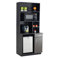 Armoire modulaire, M&eacute;lamine, 39" h x 36" la x 25" P, Nuit d'Asie/noir Distribution Élite MP