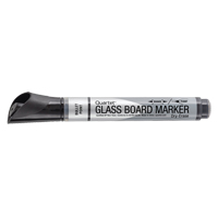 Premium Glass Dry-Erase Markers, Black, Bullet Tip Distribution Élite MP