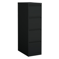 Classeur vertical, Acier, 4 tiroirs, 15-1/7" la x 25" p x 52" h, Noir Distribution Élite MP