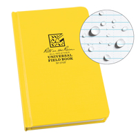 Livre reli&eacute;, Couverture rigide, Jaune, 160 Pages, 4-5/8" , 7-1/4"  Distribution Élite MP