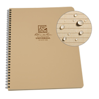 Side-Spiral Notebook, Soft Cover, Tan, 64 Pages, 4-5/8" W x 7" L Distribution Élite MP