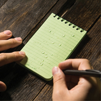 Carnet de notes de poche &agrave; spirale, Couverture souple, Vert, 100 Pages, 3" , 5"  Distribution Élite MP