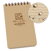Carnet de notes de poche &agrave; spirale, Couverture souple, Havane, 100 Pages, 3" , 5"  Distribution Élite MP
