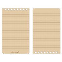 Carnet de notes de poche &agrave; spirale, Couverture souple, Havane, 100 Pages, 3" , 5"  Distribution Élite MP