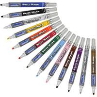 Marqueur &agrave; peinture moyen Brite-Mark, Liquide, Blanc Distribution Élite MP