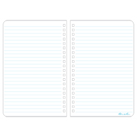 Carnet de notes de poche &agrave; spirale lat&eacute;rale, Couverture souple, Jaune, 64 Pages, 4-5/8" , 7"  Distribution Élite MP