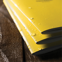Carnet de notes, Couverture souple, Jaune, 48 Pages, 4-5/8" , 7"  Distribution Élite MP