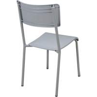 Ventura Stacking Chair, Polypropylene, 36" High, 300 lbs. Capacity, Grey Distribution Élite MP