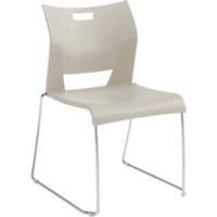 Duet Armless Training Chair, Plastic, 33-1/4" High, 350 lbs. Capacity, White Distribution Élite MP