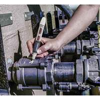 Marqueur de peinture &agrave; pointe en feutre, Liquide, Blanc Distribution Élite MP