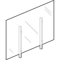 Vitre hygi&eacute;nique, 48" la x 36" h Distribution Élite MP