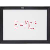 Black MDF Frame Whiteboard, Dry-Erase/Magnetic, 24" W x 18" H Distribution Élite MP