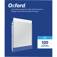 Oxford&reg; Heavyweight Non-Glare Sheet Protectors Distribution Élite MP