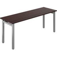 Newland Table Desk, 29-7/10" L x 72" W x 29-3/5" H, Dark Brown Distribution Élite MP
