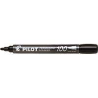 Marqueur permanent Pilot 100, Ronde, Noir Distribution Élite MP