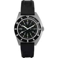Montre Steel Navigator sur ensemble bracelet en caoutchouc noir de trois morceaux, Num&eacute;rique, &agrave; piles, 41 mm, Noir Distribution Élite MP