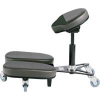 STAG4 Adjustable Kneeling Chair, Vinyl, Black/Grey Distribution Élite MP