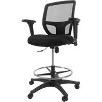 Mesh Work Stool, Mobile, Adjustable Height, 450 lbs. Capacity Distribution Élite MP