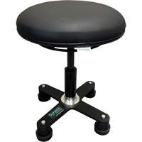 Tabouret ergonomique OmniStool, Mobile, Ajustable, Vinyle Si&egrave;ge, Noir Distribution Élite MP