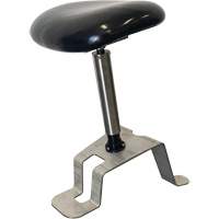 TA200 Sit-Stand Stool, Vinyl, Black, 280 lbs. Capacity Distribution Élite MP