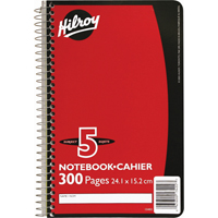 Carnet &agrave; spirale 5 sujets Distribution Élite MP