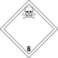 TDG Shipping Labels, Class 6.1, Toxic Substances, Vinyl Distribution Élite MP