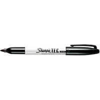 T.E.C. Permanent Marker, Fine, Black Distribution Élite MP