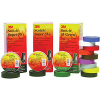 Scotch&reg; Super 33 Tape, 19 mm (3/4") x 20.1 m (66'), Black, 7 mils Distribution Élite MP