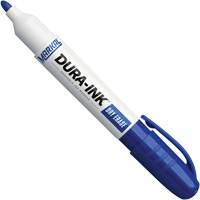 Marqueurs &agrave; essuyage &agrave; sec Dura-Ink, Bleu, Pointe Ronde Distribution Élite MP