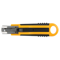 Couteau autor&eacute;tractable ATK1000, 18 mm, Acier au carbone, Prise en Plastique Distribution Élite MP
