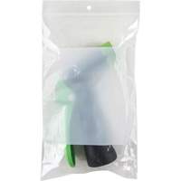 Sacs en poly avec espace inscriptible blanc, Refermable, 8" x 5", 2 mils Distribution Élite MP