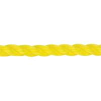 Corde jaune tress&eacute;e 3/8", Polypropyl&egrave;ne, 630' Distribution Élite MP