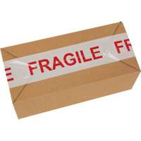 "Fragile" Box Sealing Tape, Hot Melt Adhesive, 2 mils, 48 mm (2") x 100 m (328') Distribution Élite MP