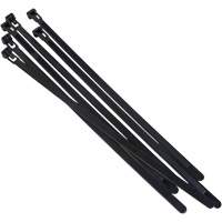 Re-Usable Cable Tie, 8" Long, 50 lbs. Tensile Strength, Black Distribution Élite MP