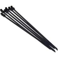 Screw-In Cable Tie, 8" Long, 50 lbs. Tensile Strength, Black Distribution Élite MP